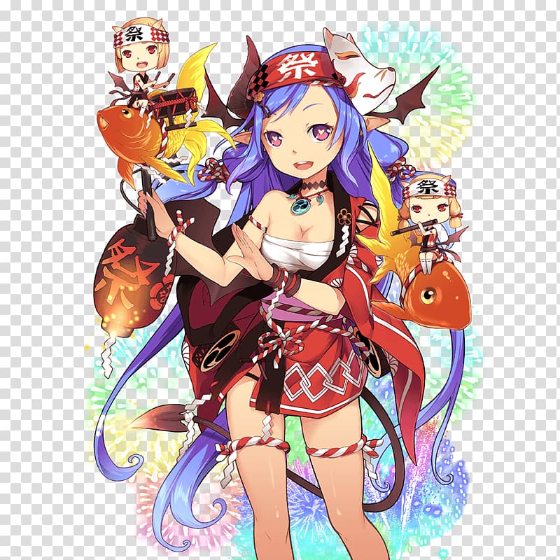 Mangaka Fairy Desktop Anime, Anime Girl demon transparent background PNG clipart
