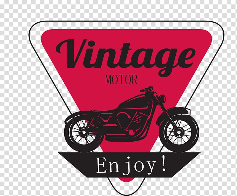 Vintage motor logo, Triumph Motorcycles Ltd T-shirt Indian Motorcycle sport, creative motorcycle transparent background PNG clipart