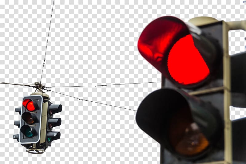 Traffic light Red light camera Traffic ticket Stop sign, The red street light is on transparent background PNG clipart