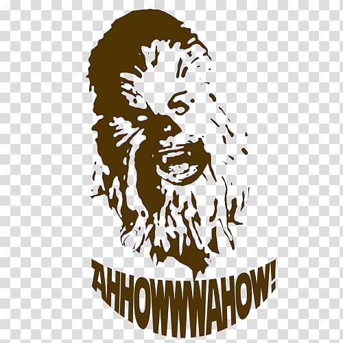 Chewbacca T-shirt Wookiee , T-shirt transparent background PNG clipart