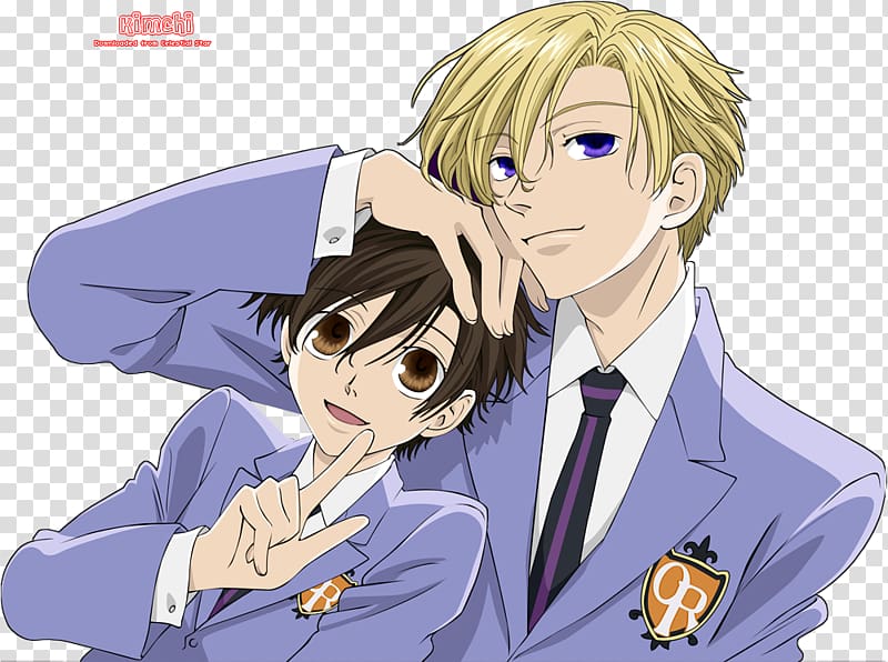 Haruhi Fujioka Tamaki Suou Ouran High School Host Club Hitachiin Hikaru Manga, manga transparent background PNG clipart