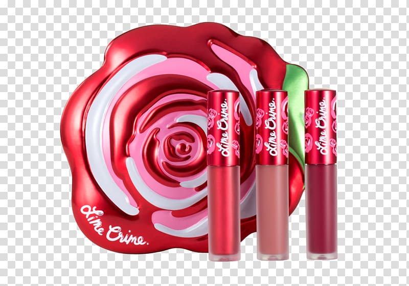 Cosmetics Lipstick Red Lime Crime, Urban Outfitters Rose, others transparent background PNG clipart