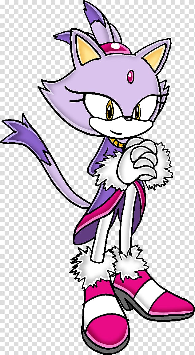 Blaze The Cat Amy Rose Sonic Rush Adventure - Wiki Transparent PNG