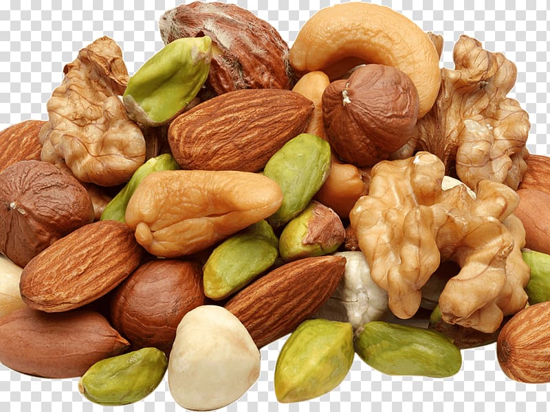 Mixed nuts Dried Fruit Vegetarian cuisine Walnut, walnut transparent background PNG clipart
