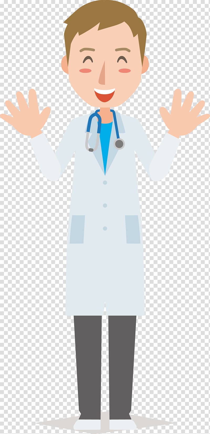 Newborn Doctor Physician Icon, male doctor figure transparent background PNG clipart