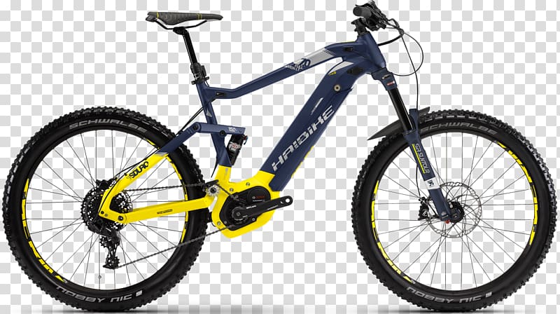 Haibike Electric bicycle Mountain bike XDURO AllMtn 9.0, Bicycle transparent background PNG clipart