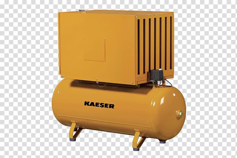 Kaeser Compressors Los compresores Pressure vessel Machine, piston machine transparent background PNG clipart