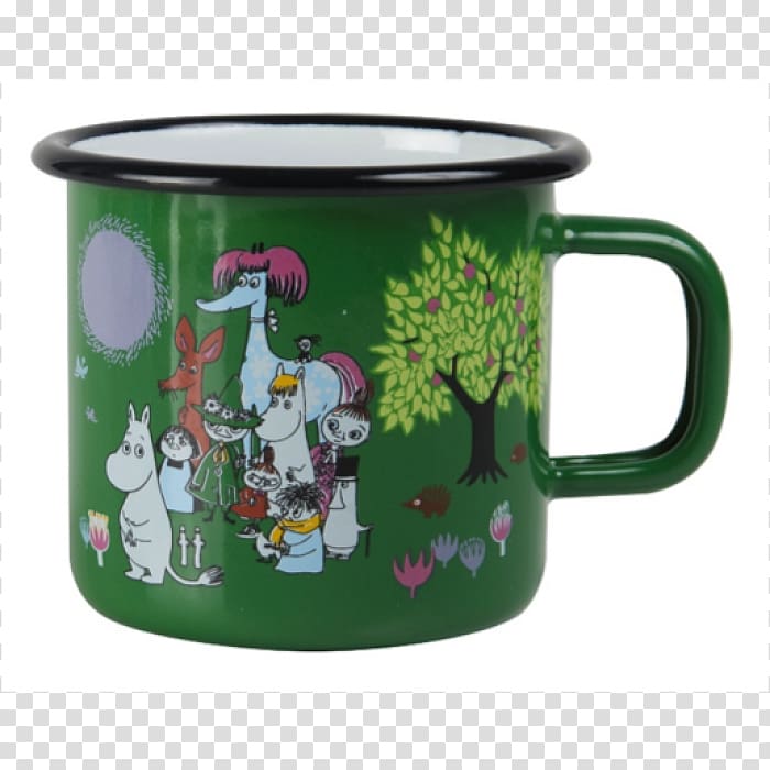 Coffee cup The Groke Snork Maiden Little My Moomins, mug transparent background PNG clipart