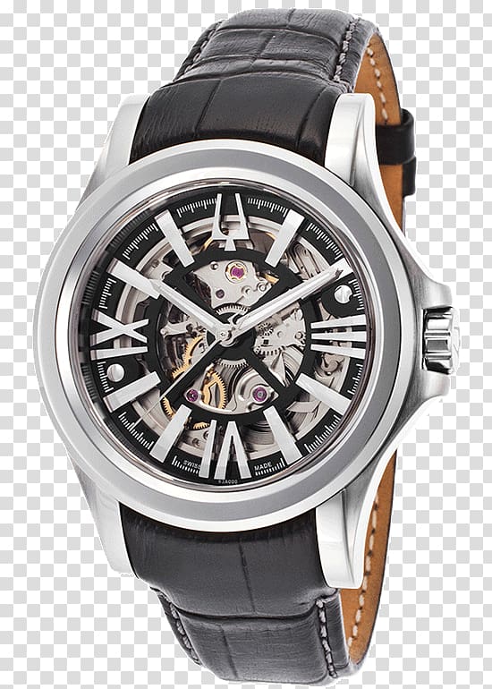 Tuning Fork Watches Bulova Strap Skeleton watch, watch transparent background PNG clipart