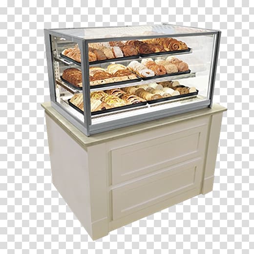 Bakery Display case Countertop Shelf Glass, display box transparent background PNG clipart