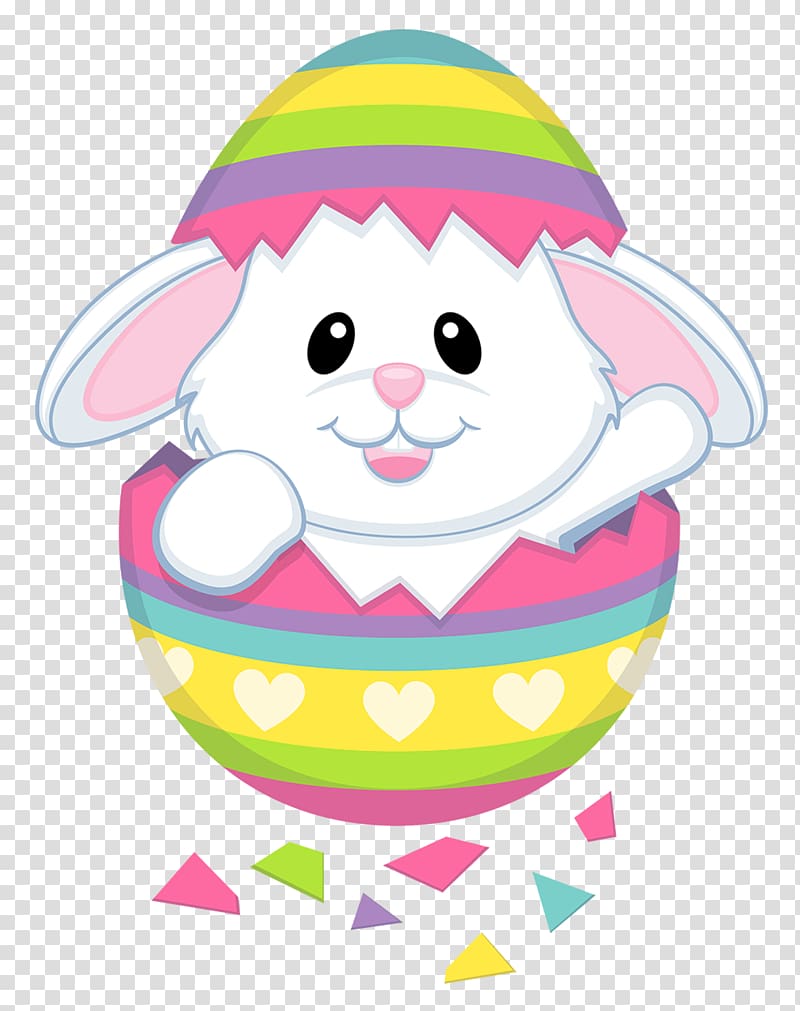 white bunny illustration, Easter Bunny , Cute Easter Bunny transparent background PNG clipart