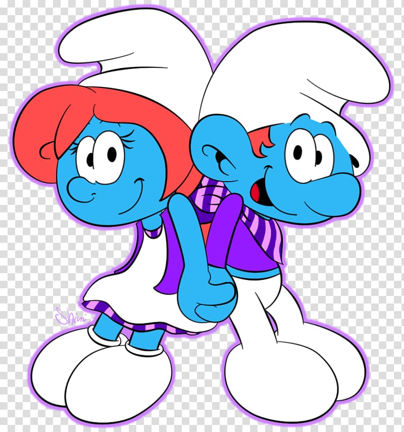 The Smurfette The Smurfs Baby Smurf YouTube, smurfs transparent background PNG clipart