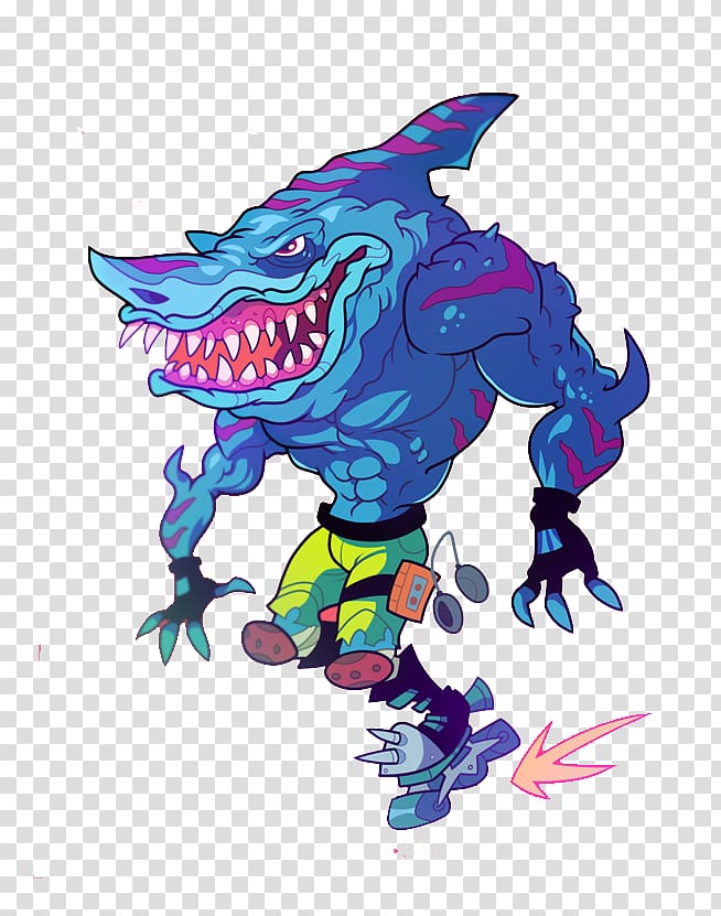 Shark Muscle Comics, Muscle Shark transparent background PNG clipart