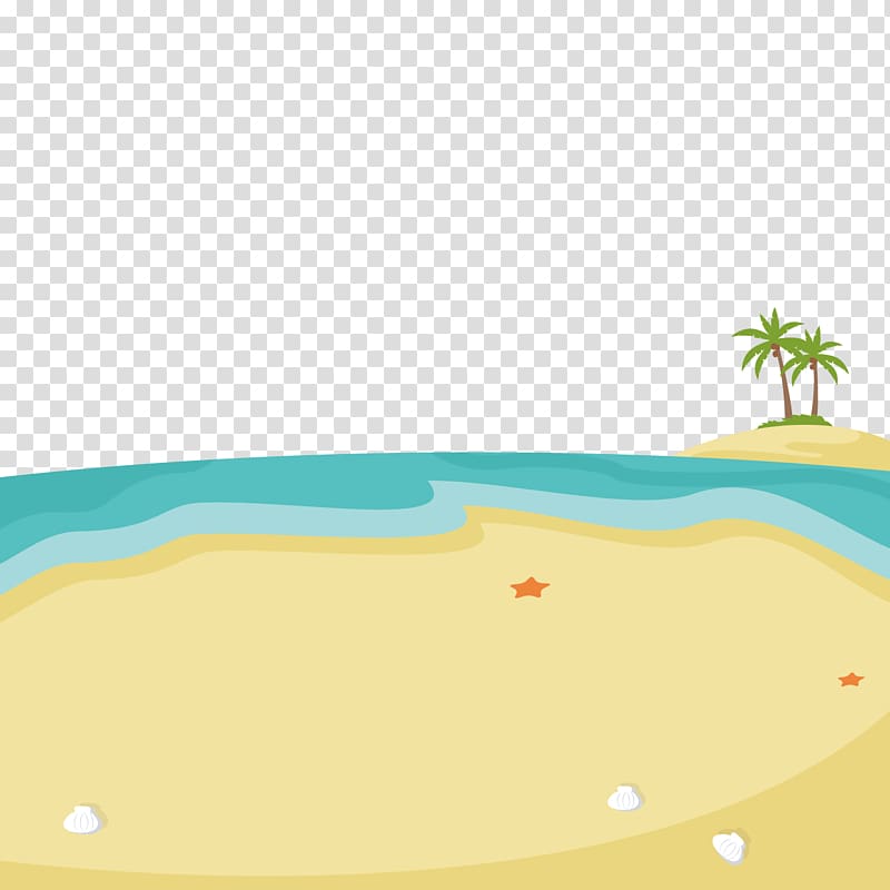 Beach Landscape transparent background PNG clipart