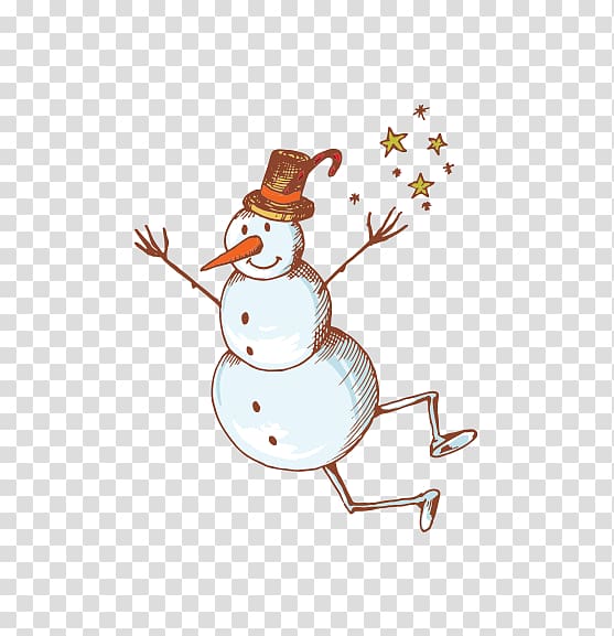 Snowman Christmas , Snowman elements transparent background PNG clipart
