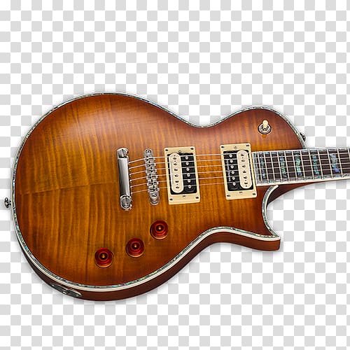 ESP LTD EC-1000 Gibson Les Paul Custom Electric guitar, guitar transparent background PNG clipart