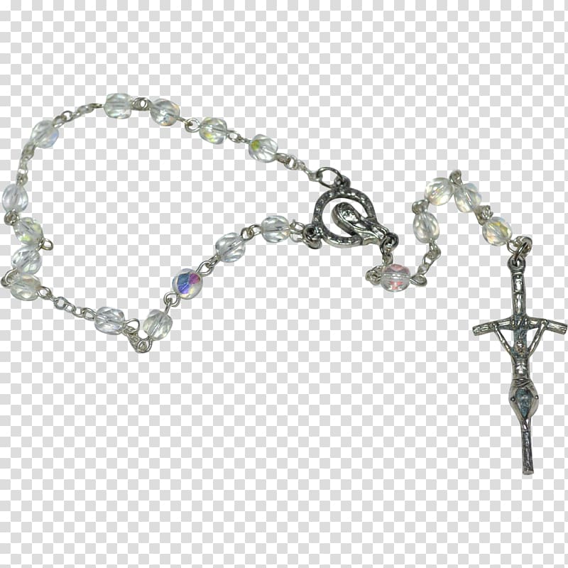 Bracelet Rosary Necklace Bead Body Jewellery, necklace transparent background PNG clipart