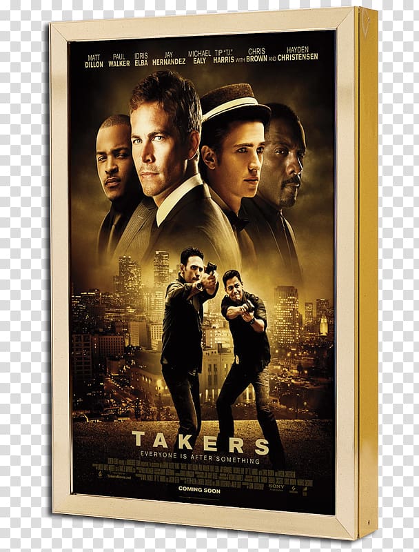 Takers John Luessenhop Idris Elba Heist film, Movie marquee transparent background PNG clipart