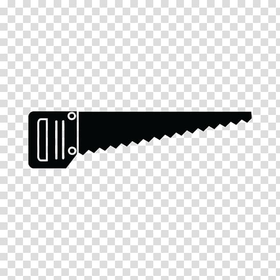 Knife Weapon Tool Logo, Handsaw transparent background PNG clipart
