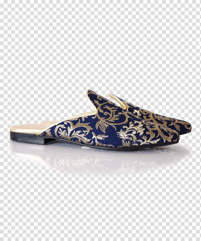 Slip-on shoe Slipper Sandal Mule, Elegant Navy Blue Shoes for Women transparent background PNG clipart