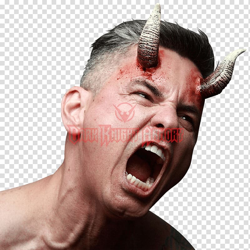 Costume Disguise Devil Horn Mask, devil transparent background PNG clipart