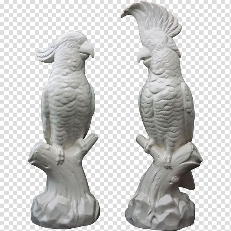 Sculpture Stone carving Statue Figurine, cockatoo transparent background PNG clipart