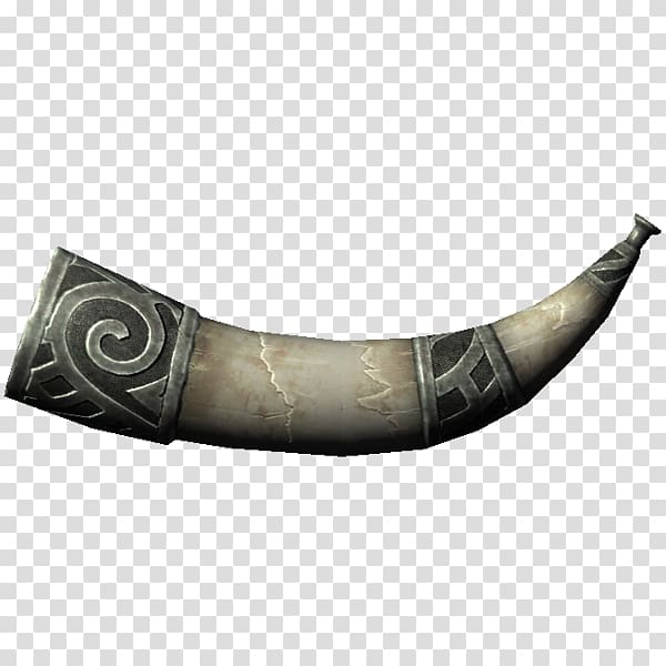 The Elder Scrolls V: Skyrim Drinking horn United States Blowing horn, horn transparent background PNG clipart