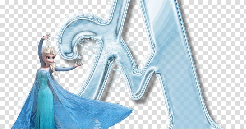 Elsa Anna Rapunzel Olaf The Snow Queen, frozen letters transparent background PNG clipart