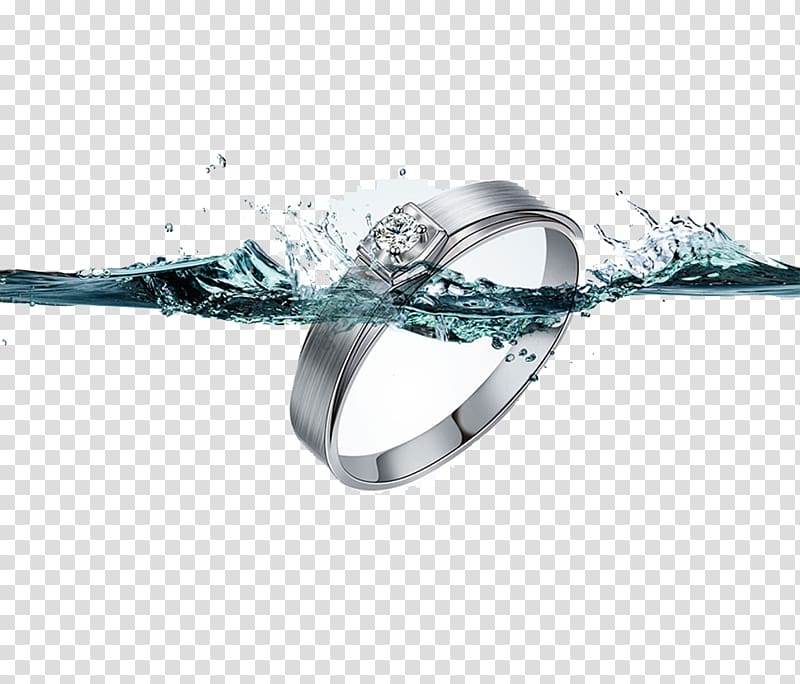 graphic film manipulation Adobe Illustrator Software, Platinum diamond ring transparent background PNG clipart