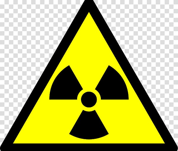 Hazard symbol Radioactive decay Radioactive waste Sign, symbol transparent background PNG clipart