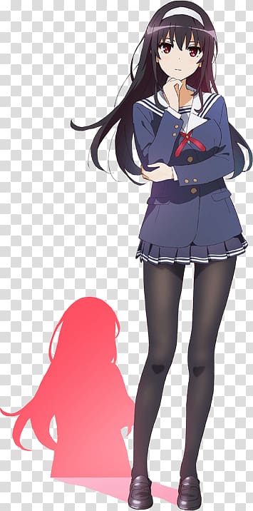Saekano: How to Raise a Boring Girlfriend Anime Character Manga, Anime transparent background PNG clipart