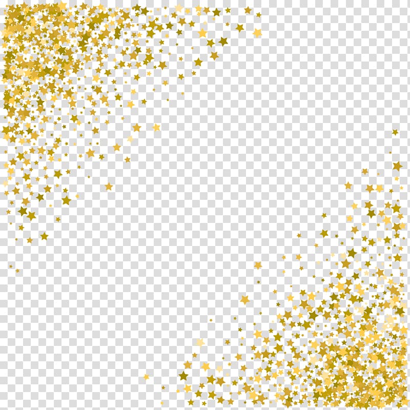 gold-colored star border illustration, , stars background transparent background PNG clipart