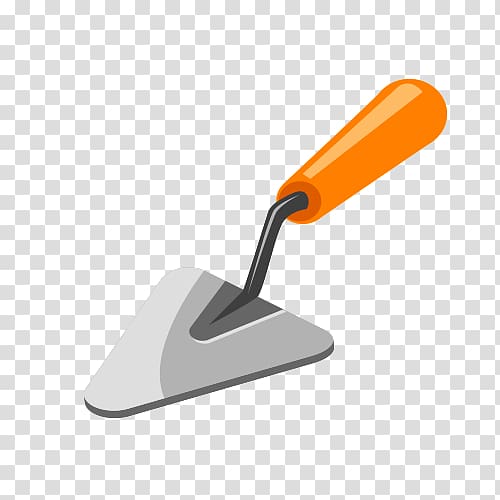 Trowel Shovel Architectural engineering Tool, Stucco and tools transparent background PNG clipart