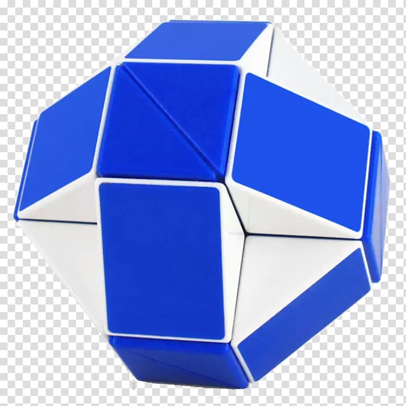 Rubiks Cube Rubiks Snake u4e09u9636u9b54u65b9 Toy, Blue cube transparent background PNG clipart