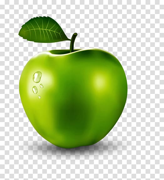 Manzana verde Apple, Green Apple transparent background PNG clipart