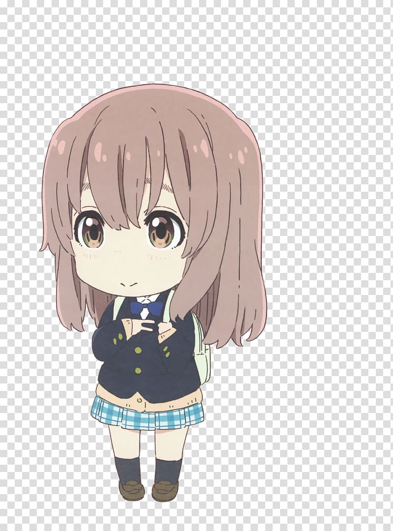 Shouko Nishimiya Chibi Anime Yuzuru Nishimiya, Chibi transparent background PNG clipart