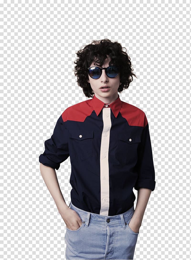 Stranger Things Eleven shoot Actor, Finn Wolfhard transparent background PNG clipart