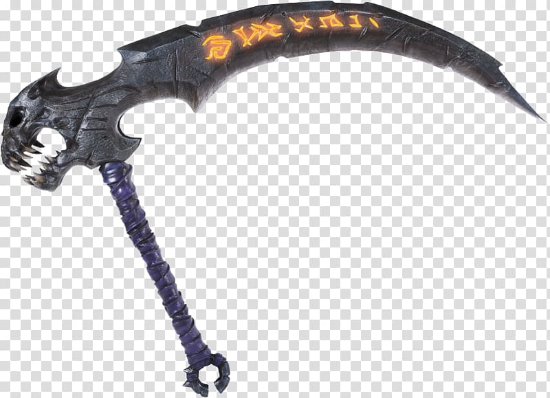 Darksiders II Death Scythe Weapon, reaper weapon transparent background PNG clipart
