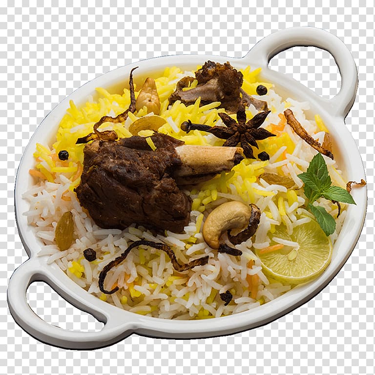 Biryani Middle Eastern cuisine Indian cuisine Gosht Curry, meat transparent background PNG clipart