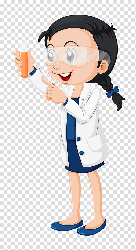 woman holding clear test tube , Chemistry Scientist, scientist transparent background PNG clipart