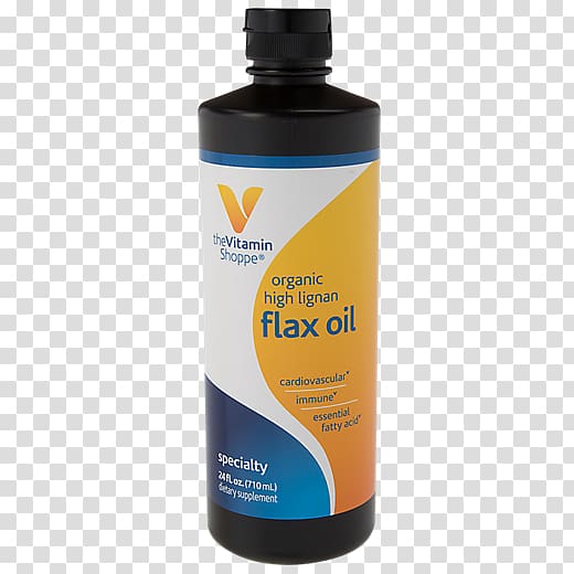 Linseed oil Lignan Flax The Vitamin Shoppe, oil transparent background PNG clipart