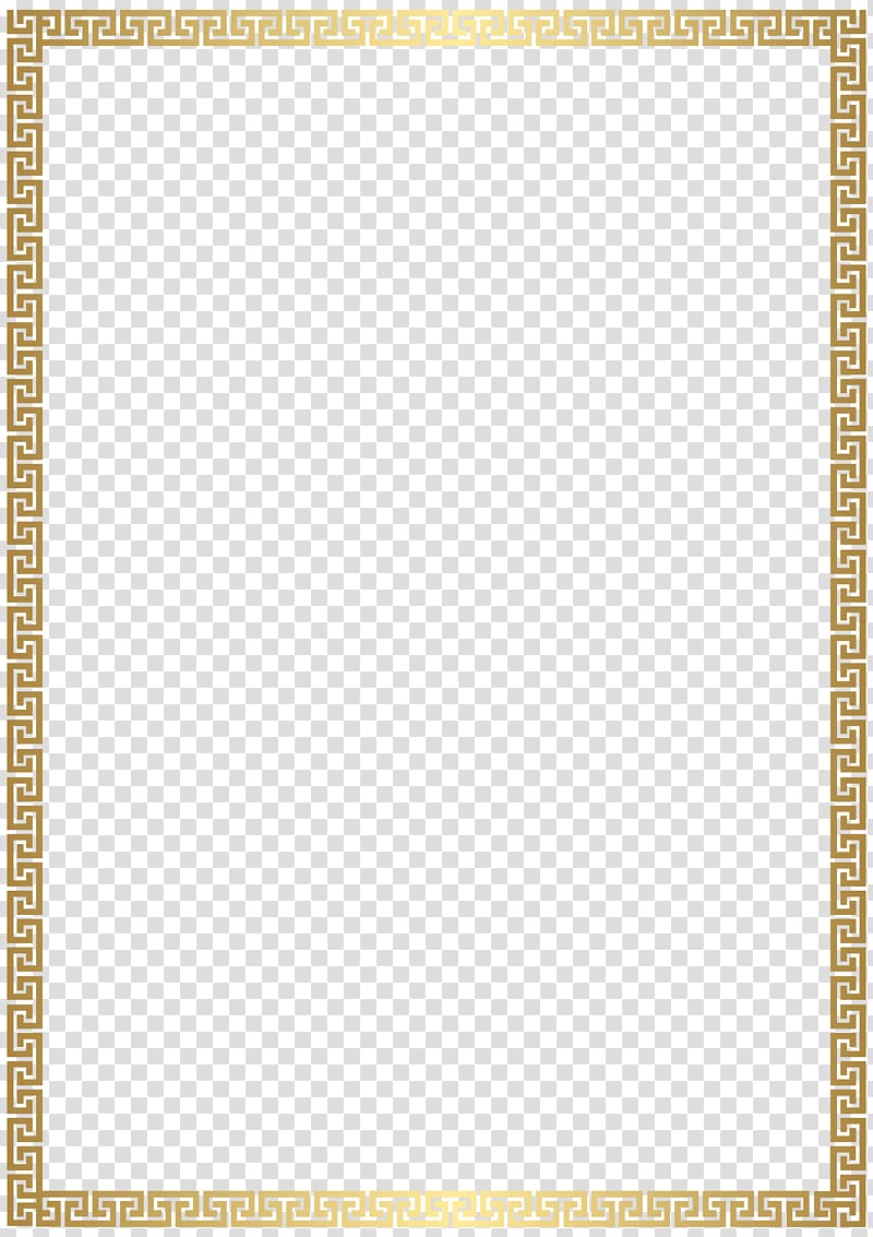 Rectangle, Golden Border transparent background PNG clipart