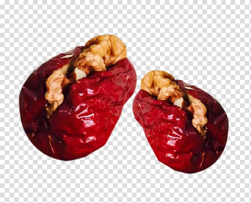 Jujube Praline, Two red dates plus nuclear material transparent background PNG clipart
