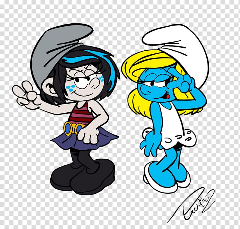 Smurfette Grouchy Smurf Vexy Papa Smurf Baby Smurf, others transparent background PNG clipart