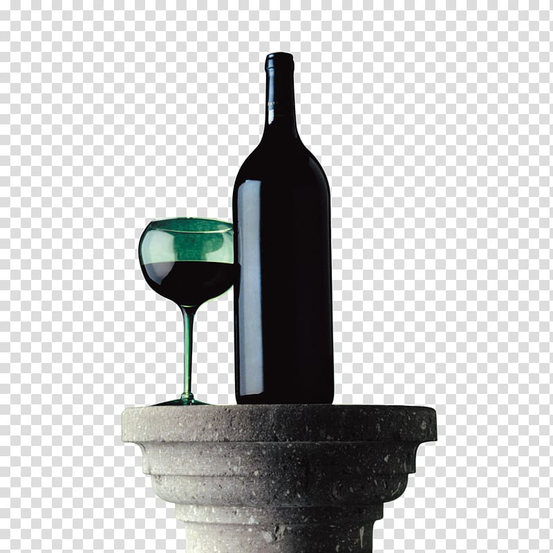 Dessert wine Red Wine Bottle Wine tasting, Glass bottles transparent background PNG clipart