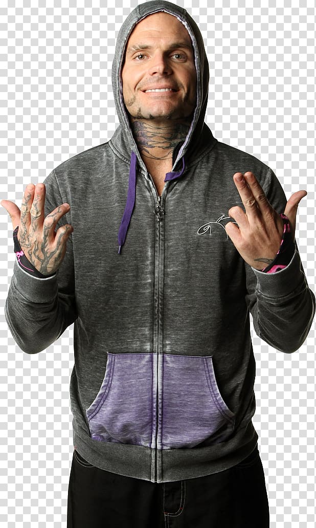 Jeff Hardy Impact! Hoodie Impact Wrestling Professional wrestling, jeff hardy transparent background PNG clipart