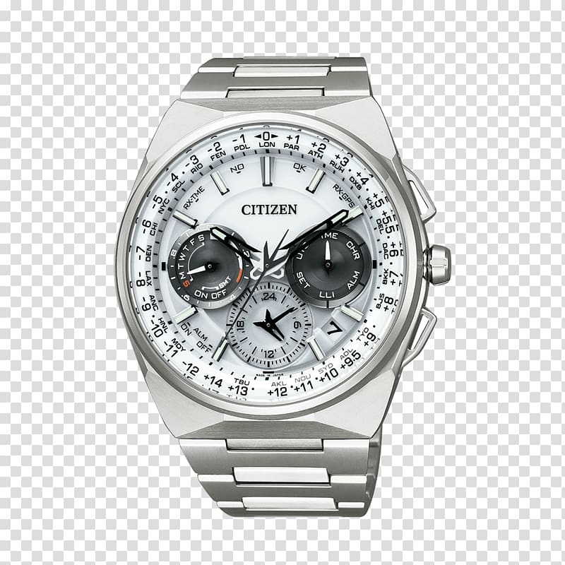 Eco-Drive Citizen Watch Chronograph Water Resistant mark, watch transparent background PNG clipart