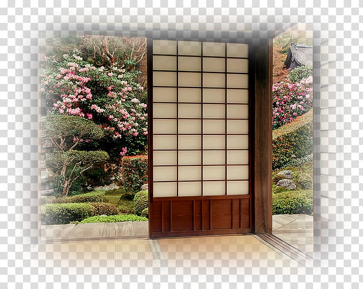 Sanzen-in Window Wall Shōji Japanese garden, window transparent background PNG clipart