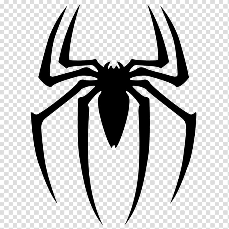 Spider-Man film series Logo Venom Drawing, quatrefoil transparent background PNG clipart