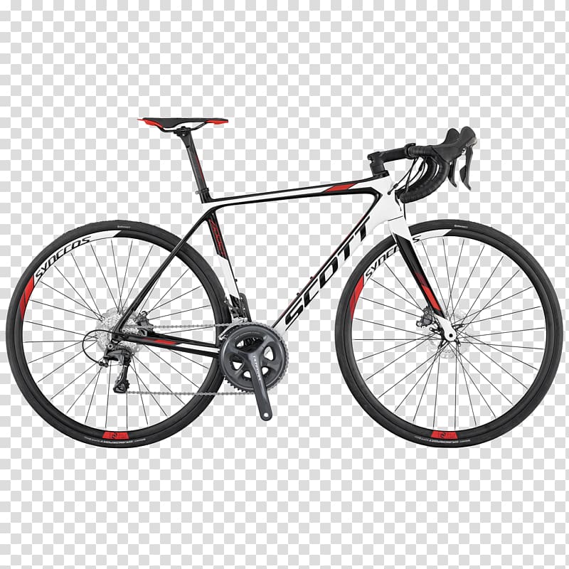 Scott Sports Racing bicycle Disc brake Shimano, Bicycle transparent background PNG clipart